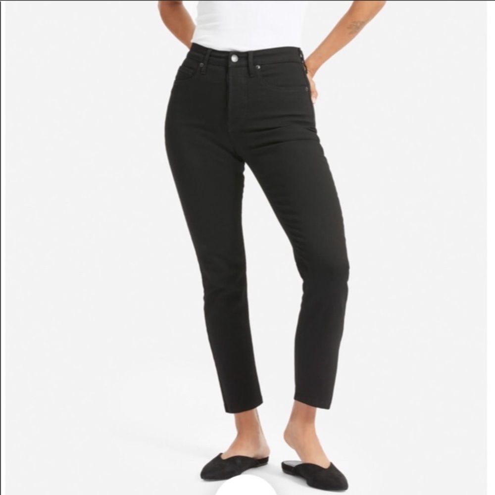 Everlane High-Rise Black Jeans